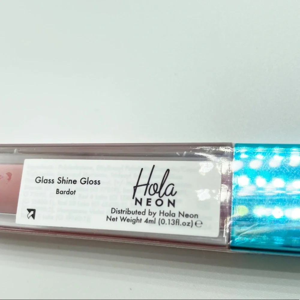 Hola Neon Glass Shine Gloss in Bardot